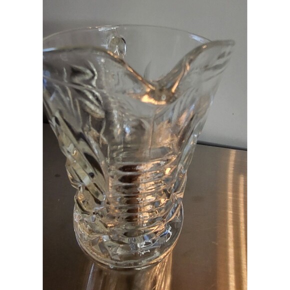 1960s Pineapple Pattern Creamer by Anchor Hocking Early American Prescut 10oz-5” - Picture 5 of 6